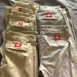 Dickies low rise slim fit work pant-5 pairs total
